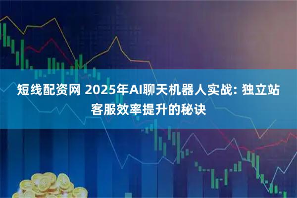 短线配资网 2025年AI聊天机器人实战: 独立站客服效率提升的秘诀