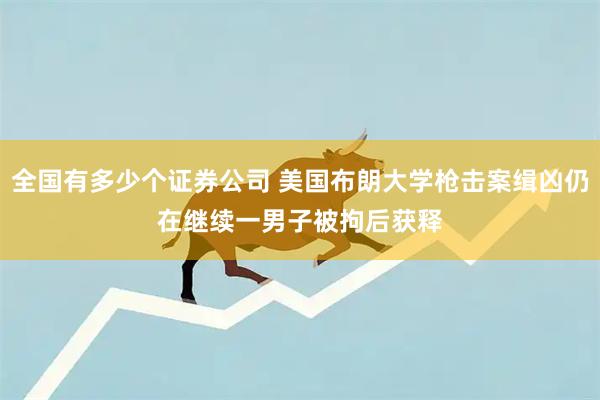 全国有多少个证券公司 美国布朗大学枪击案缉凶仍在继续　一男子被拘后获释